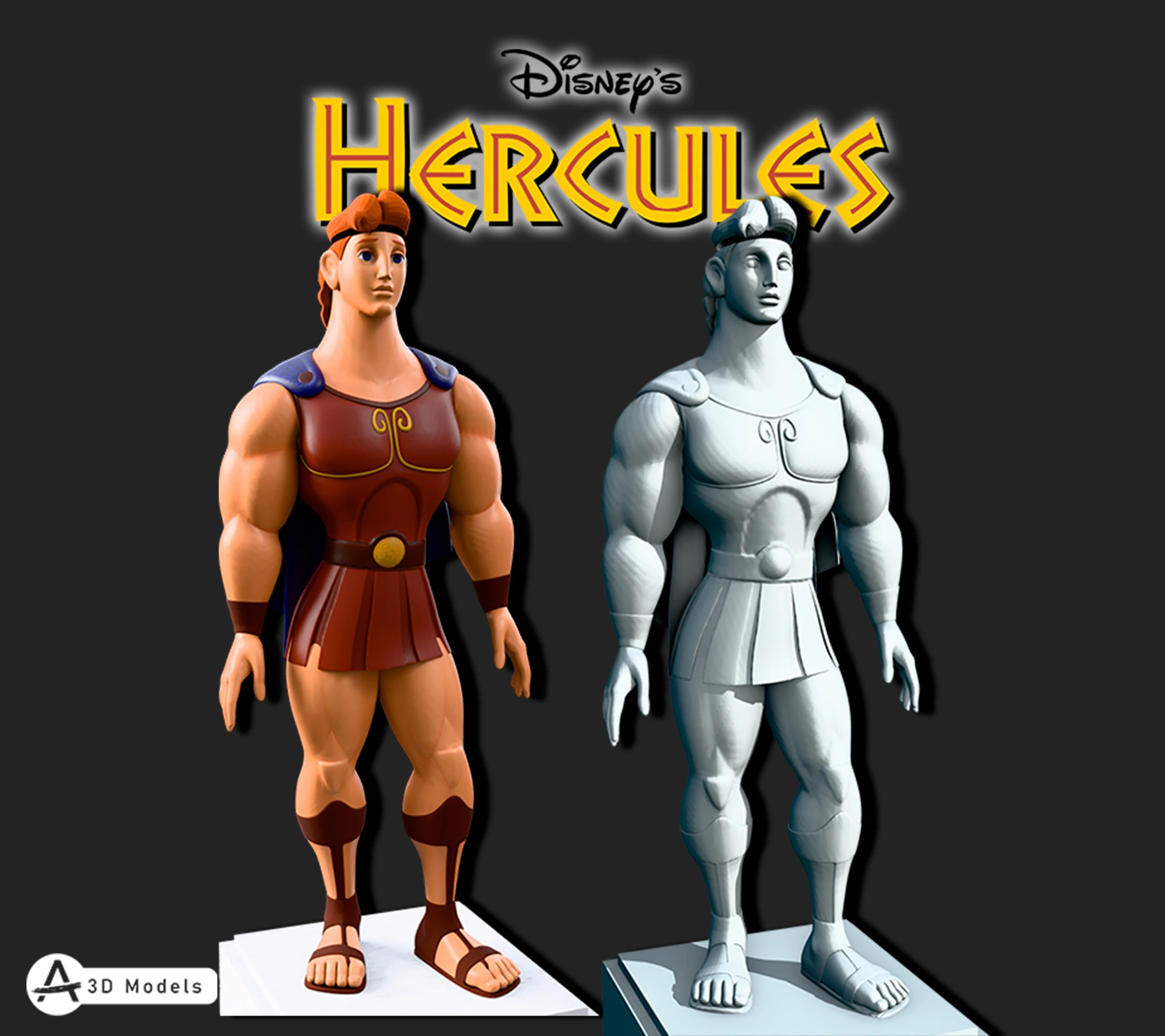 Hercules Movie Prop 3D Print Model .c4d .max .obj .3ds .fbx .stl .blend