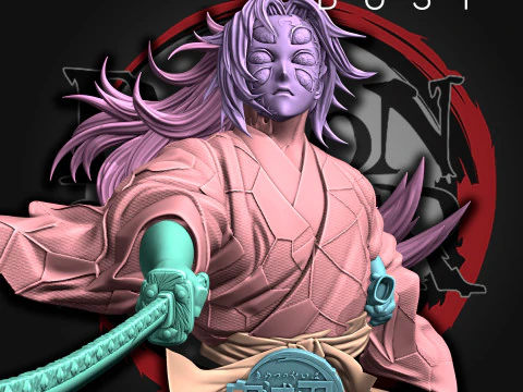 Kokushibo Demon Slayer Kimetsu no Yaiba 3D Print Model