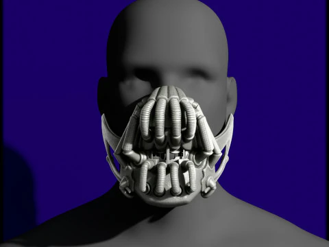 Bane-Maske – Dark Knight Rises Cosplay Prop 3D Druckmodell
