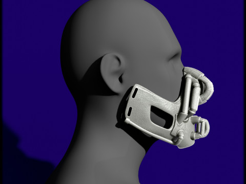 Bane Mask - Dark Knight Rises Cosplay Prop Modello di stampa 3D