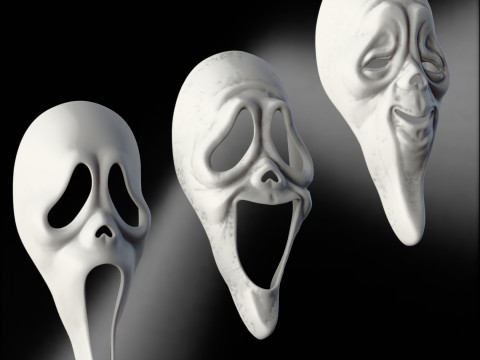Scary Movie Scream Mask Collection 3D Принт Модель