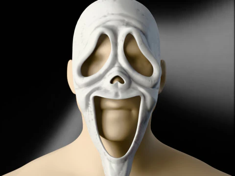 Scary Movie Scream Mask Collection 3D Print Model