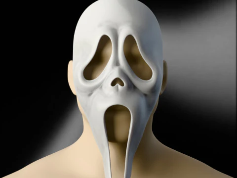 Scary Movie Scream Mask Collection 3D Print Model