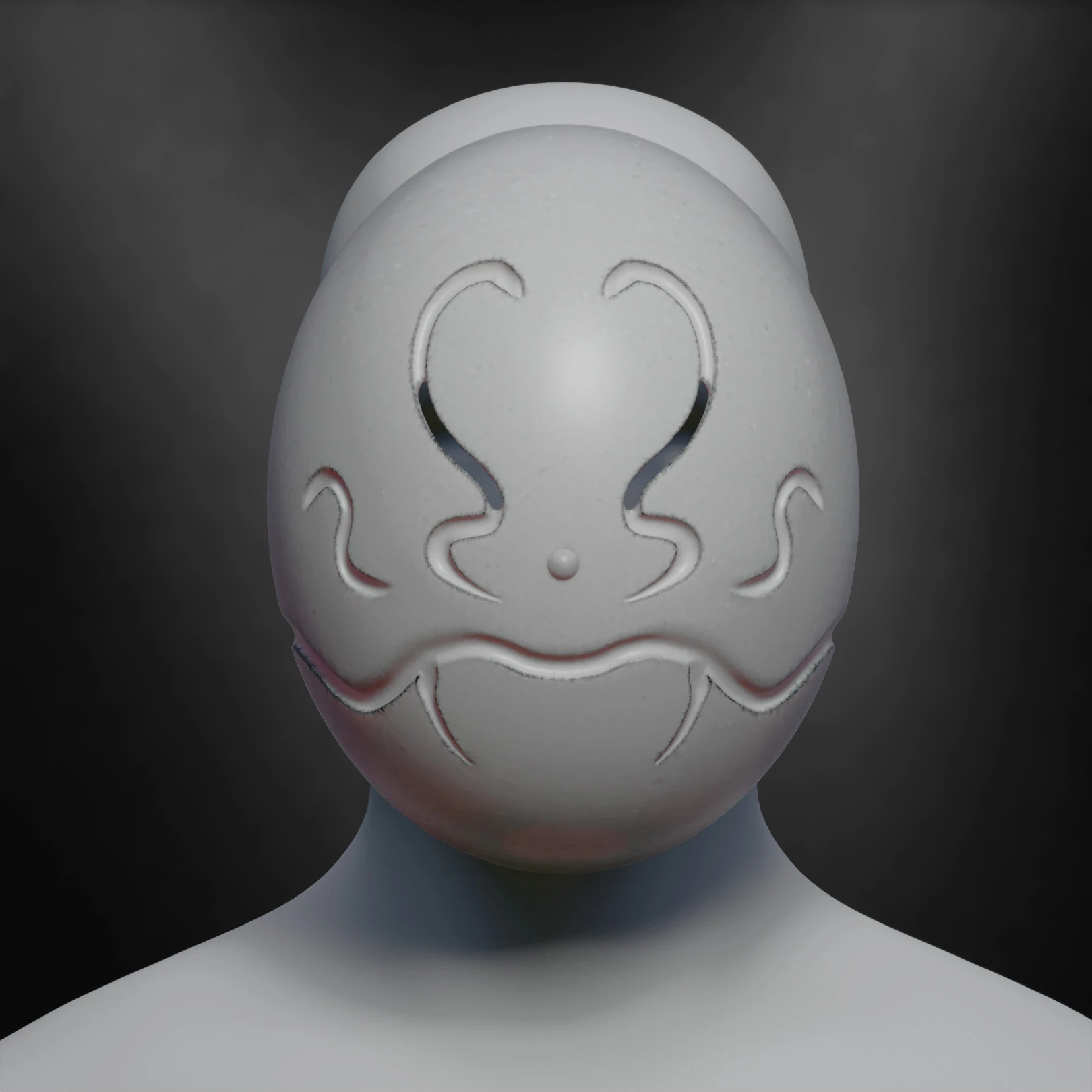 Anti-Magic Mask - Rimuru Tempest Cosplay 3D Print Model .c4d .max .obj .3ds .fbx .stl .blend 