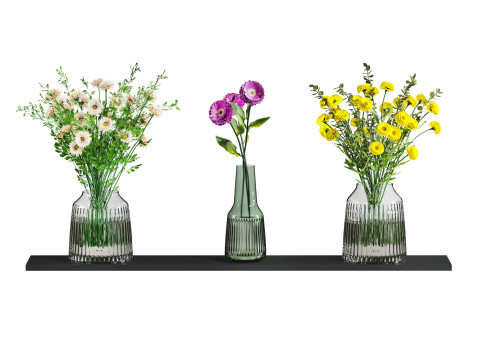 Bouquet set Model 3D