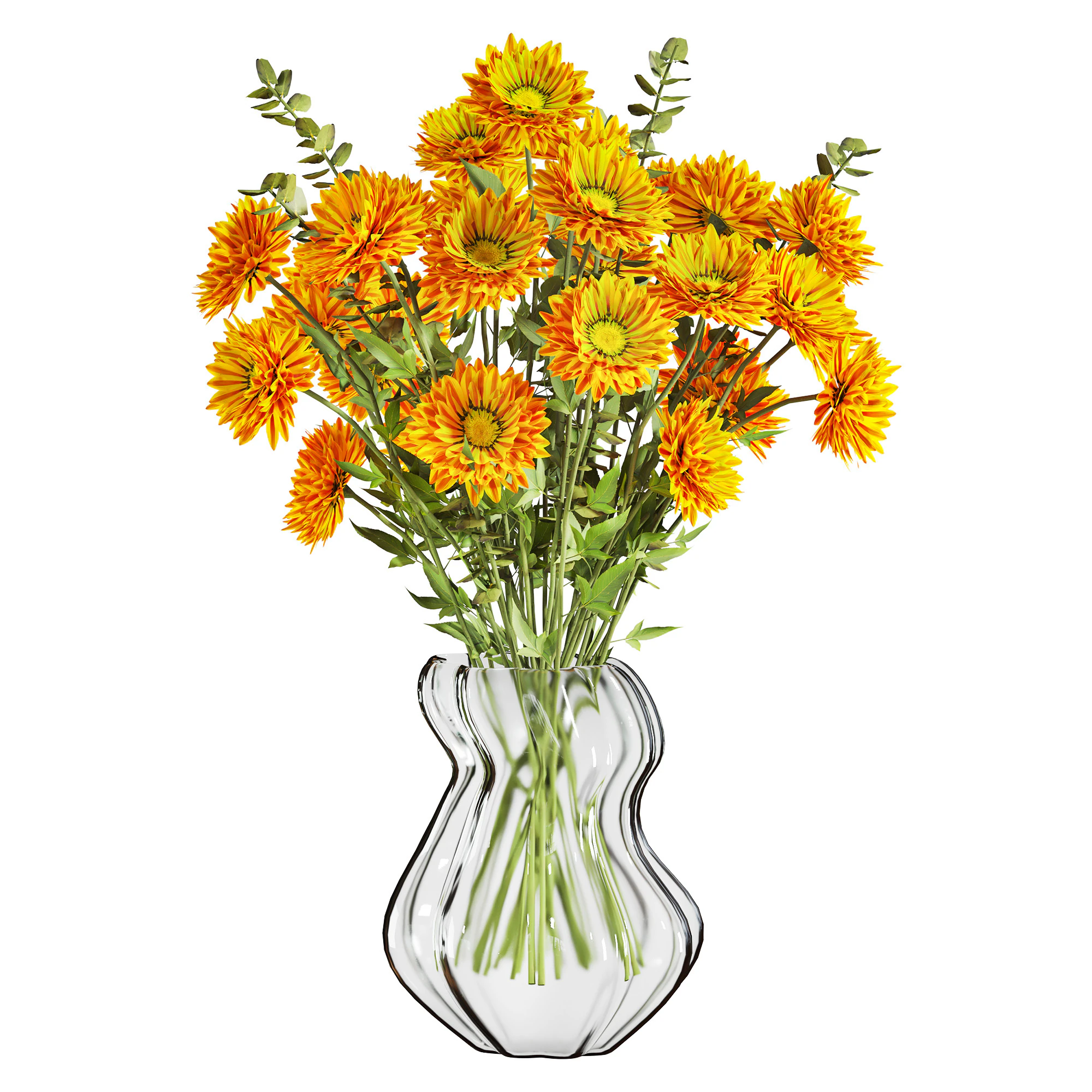 Bouquet 3D Model .c4d .max .obj .3ds .fbx .stl .blend