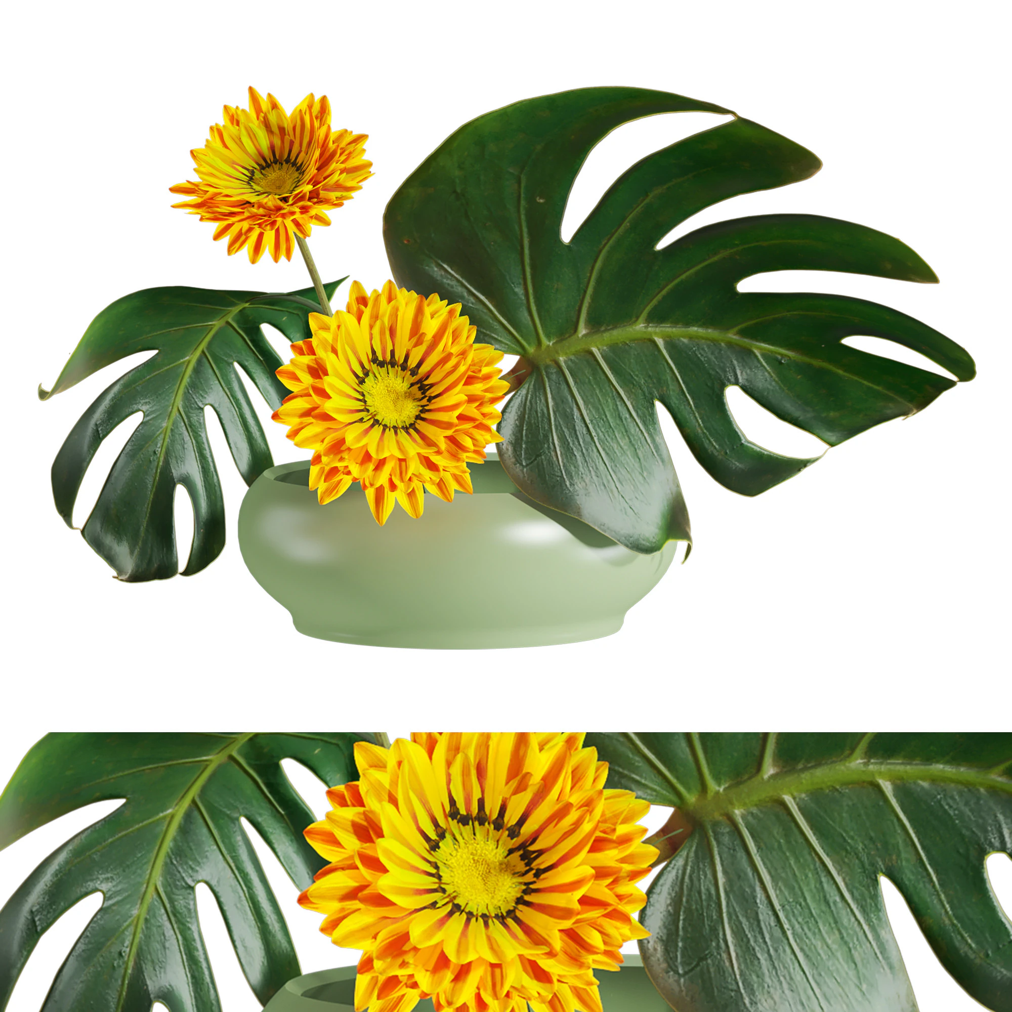 Bouquet 3D Model .c4d .max .obj .3ds .fbx .stl .blend