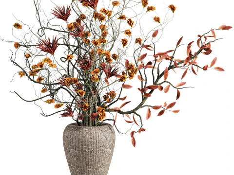 Autumn Bouquet 3D Model