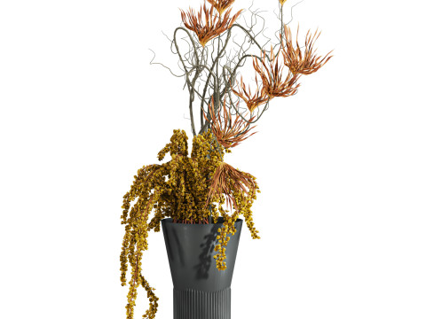 Autumn Bouquet 3D Model
