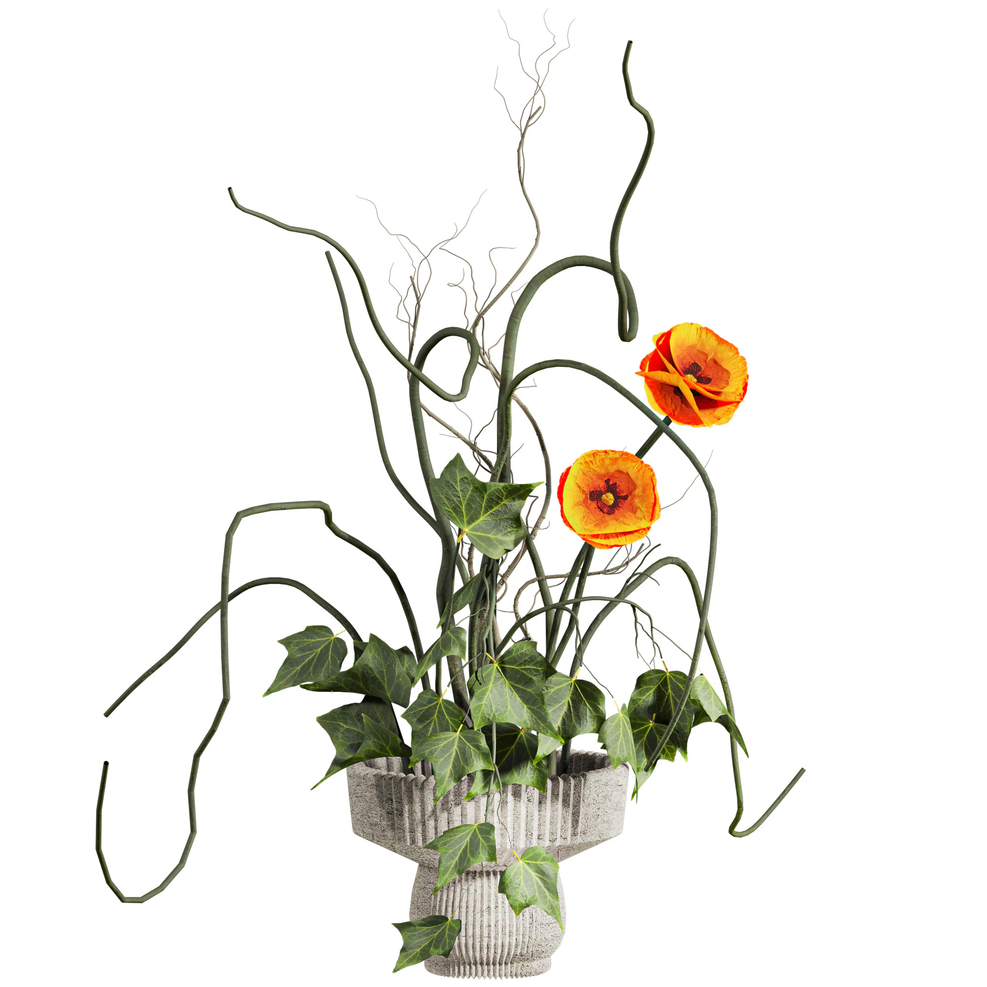 Bouquet 3D Model .c4d .max .obj .3ds .fbx .stl .blend 
