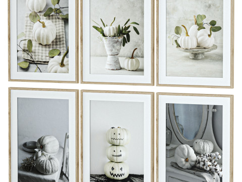 Набір кадрів з гарбуза 3D Модель