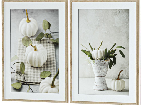 Set bingkai labu Model 3D