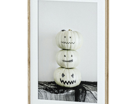 Set bingkai labu Model 3D