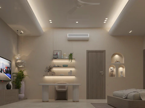 Bedroom -Boho Bedroom Design 3D Model
