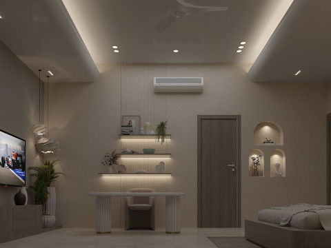 Bedroom -Boho Bedroom Design Model 3D