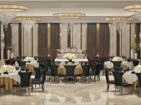 Banquet hall 3Dモデル