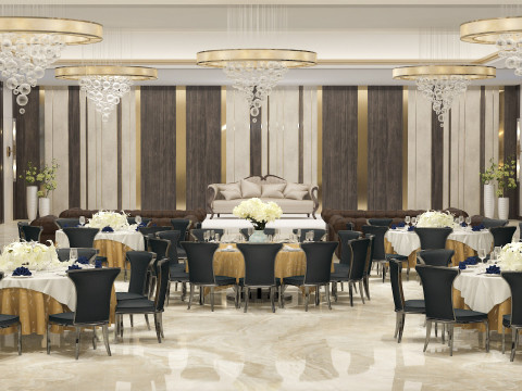 Banquet hall 3Dモデル