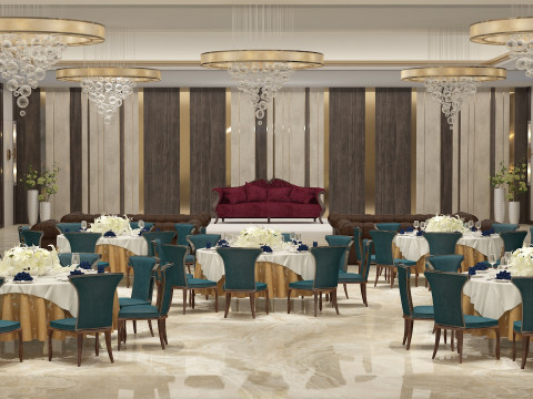 Banquet hall 3Dモデル