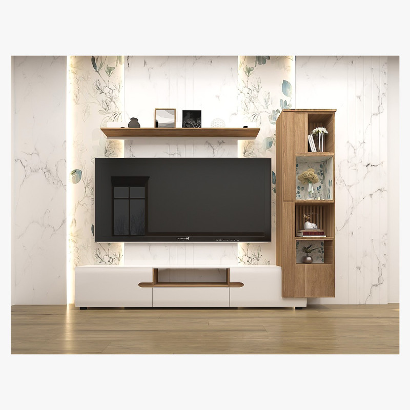 Tv unit 3D Model .c4d .max .obj .3ds .fbx .stl .blend 