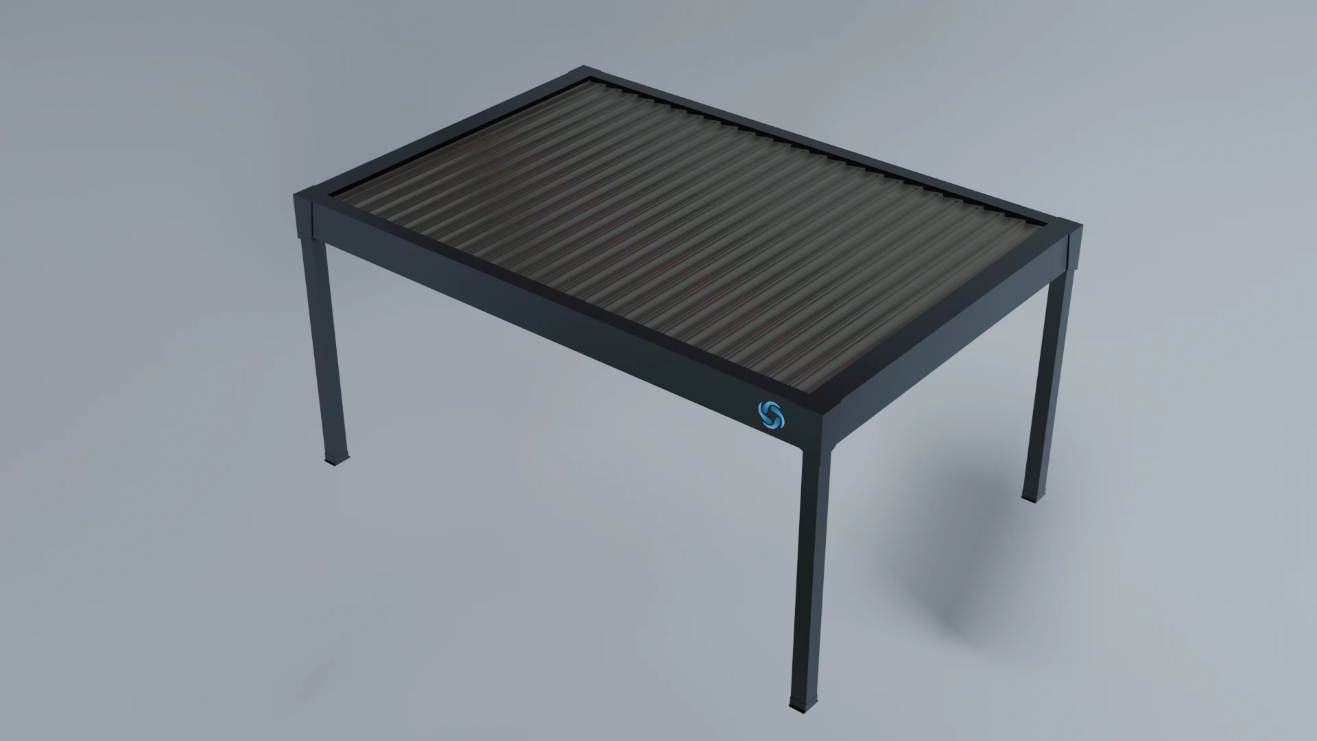 Bioklimatic Pergola 3D Model .c4d .max .obj .3ds .fbx .stl .blend 