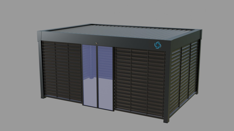 Alushade Bioklimatikli Pergola 3D Model .c4d .max .obj .3ds .fbx .stl .blend