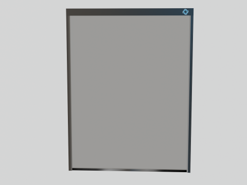 Zip Perde 3D-Modell
