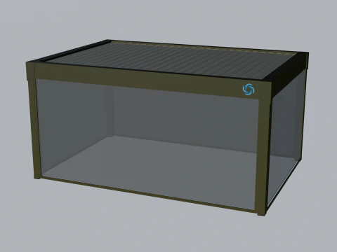 Zip bioclimatica Perde Modello 3D