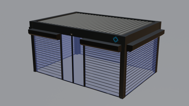 Solidroll Keskin Panelli Bioklimatik 3D Модель .c4d .max .obj .3ds .fbx .stl .blend 
