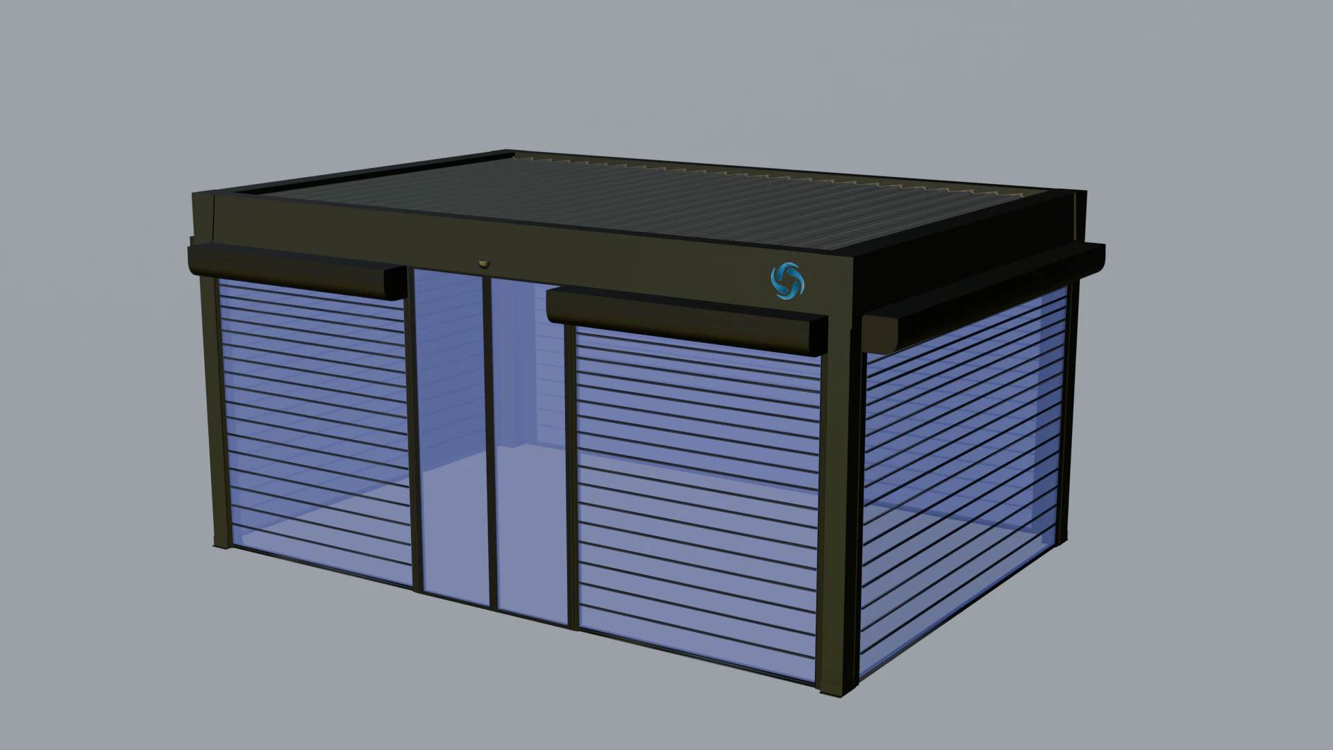 Solidrol Oval Panelli Bioklimatik 3D Model .c4d .max .obj .3ds .fbx .stl .blend 