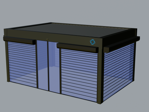 Solidrol Oval Panelli Bioklimatik 3D 模型