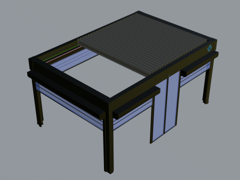 Solidrol Oval Panelli Bioklimatik 3D Model