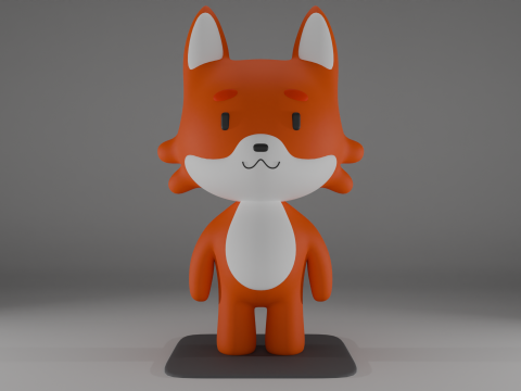 Fox Character Modelo 3D