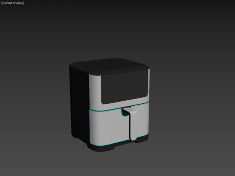 Oil-Free Fryer 3D Model