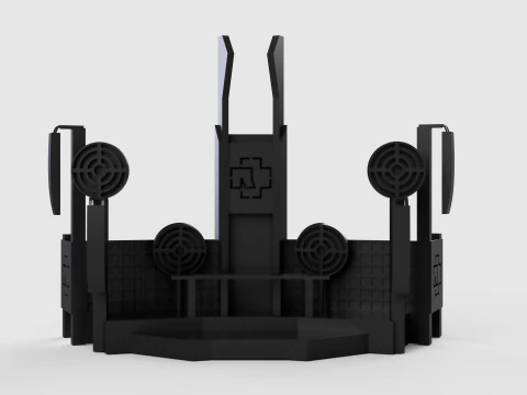 Rammstein Stage 3D Print Model