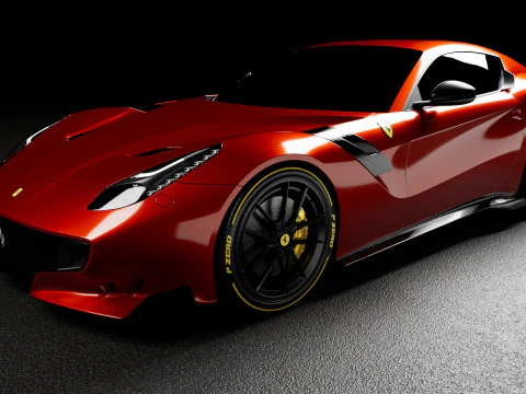 페라리 F12 TDF 3D 모델