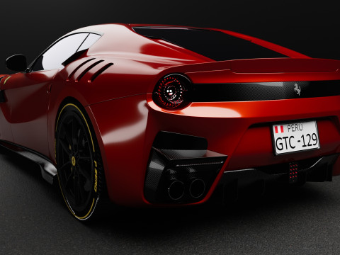 Ferrari F12 TDF 3D Model