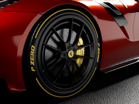 Ferrari F12 TDF 3D Model