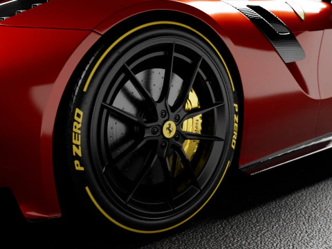 Ferrari F12 TDF 3D Model