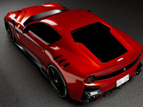 Ferrari F12 TDF 3D Model