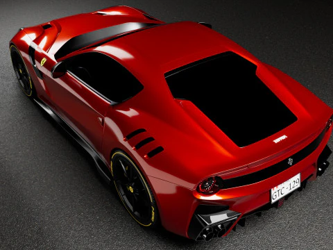 Ferrari F12 TDF 3D Model