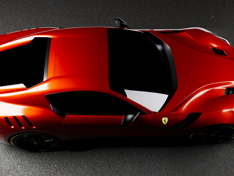 Ferrari F12 TDF 3D Model