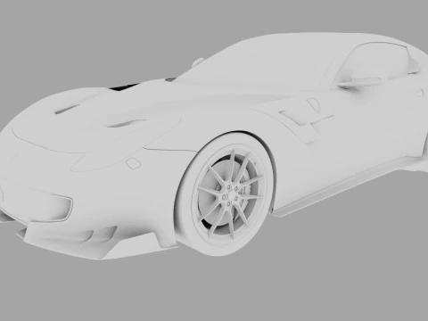 Ferrari F12 TDF 3D Model