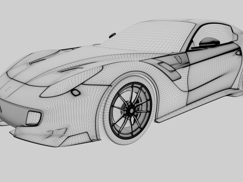 Ferrari F12 TDF 3D Model