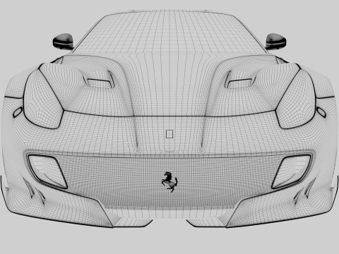 Ferrari F12 TDF 3D Model