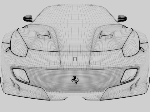 Ferrari F12 TDF 3D Model