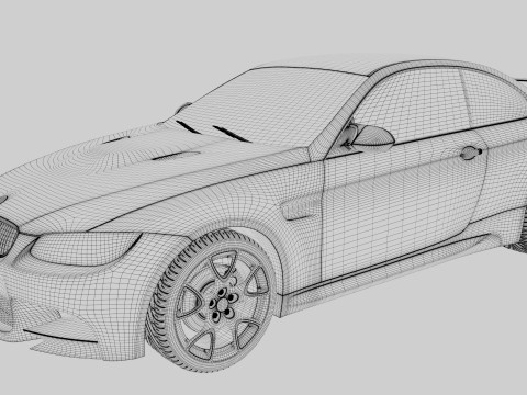 M3 GTS 3D Model