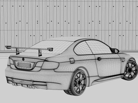 M3 GTS 3D Model