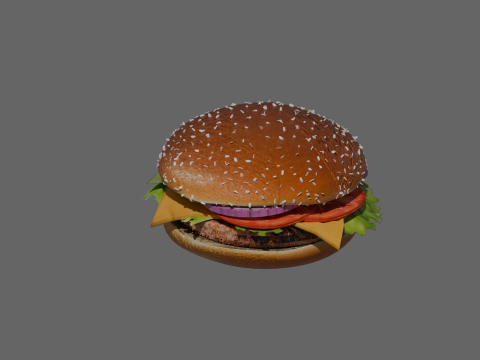 Burger 3D Модель