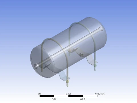 Air brake tank 3D Model