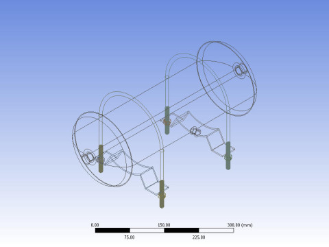 Air brake tank 3D 模型